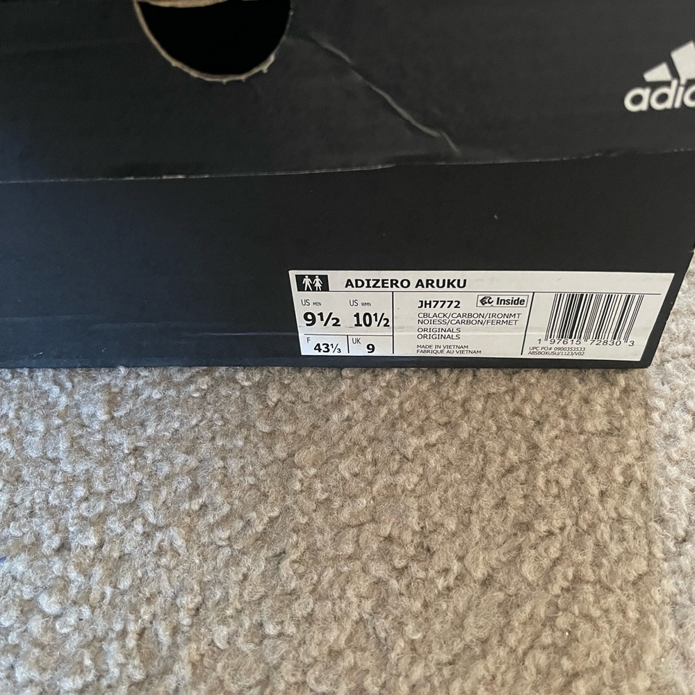 Adidas Adizero Aruku Black Shoes